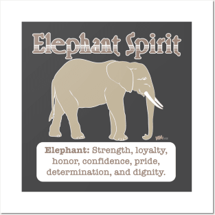 Spirit Animal-Elephant Posters and Art